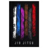 Damdekoli Gi Belts Jiu Jitsu Poster (18 x 24 Inches)