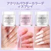 Saviland Acrylic Nail Kit - 3 Colors Clear White Pink