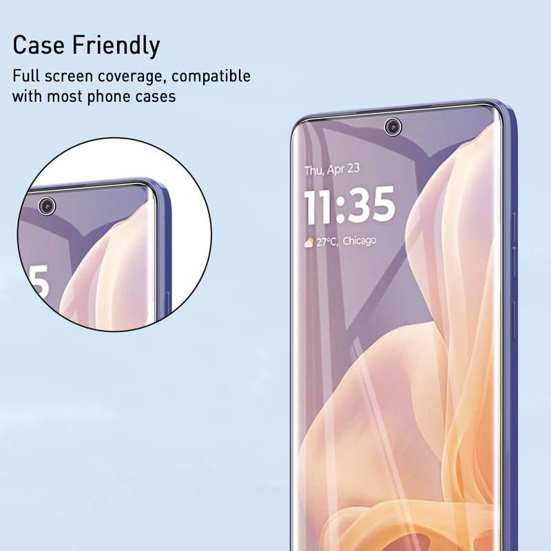AOKUMA Screen Protector for Motorola Moto G85, Pack of 2,
