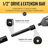 BOEN 1/2" Drive Impact Socket Set, 45 Piece Deep &