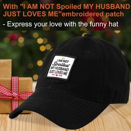 MEINICY Funny Hats Gifts for Wife - Wife Gifts for Christmas,Mothers Day,Valentines Day Birthday Gifts for Wife Baseball Cap Black