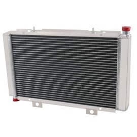 Cubauto 2 Row UTV Aluminum Radiator Compatible For 2011-2018 2012 2013 2014 2015 2016 2017 Can Am Maverick 800R 1000 / Commander 800 MAX 1000R