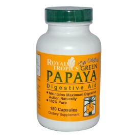 Digestv Papaya Verde Enzimas Digestivas Royal Tropics