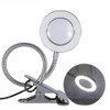 ANGGREK LED Lamp Clip On Desk Light 2.5X Times Magnifier