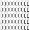 Key Tags with Split Ring, 50 Pack, of one Colour,