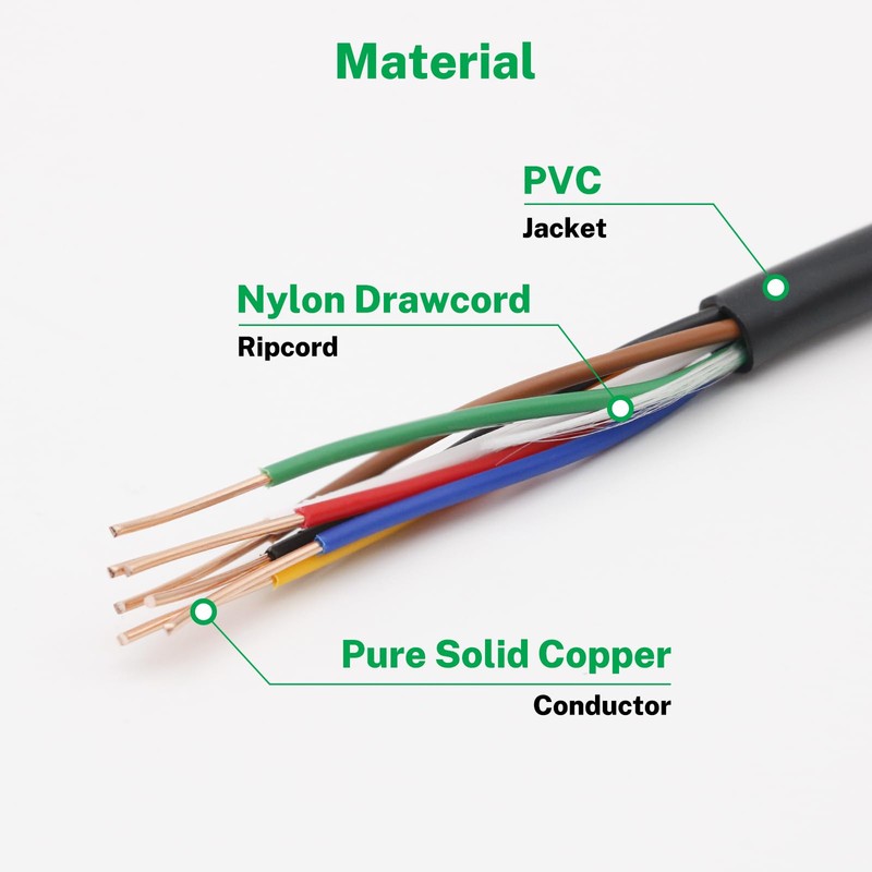 FIRMERST 18/7 Solid Sprinkler Wire for up to 6 Valves