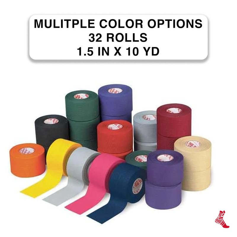 MUELLER Sports Medicine MTape Rolls Team Pack, Quality Athletic Tape,