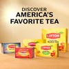 Lipton Black Tea Bags, Hot or Iced High Caffeine Tea,