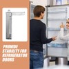 UPKOCH Automatic Door Closer Stainless Steel Refrigerator Door Hinge for