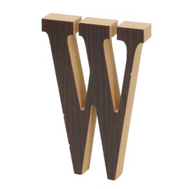 Fuji Boeki 31624 Interior Wooden Alphabet Object Initial Brown W