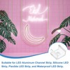 PATIKIL 80 Pcs LED Tripping Light Clips Mounting Brackets Fixing