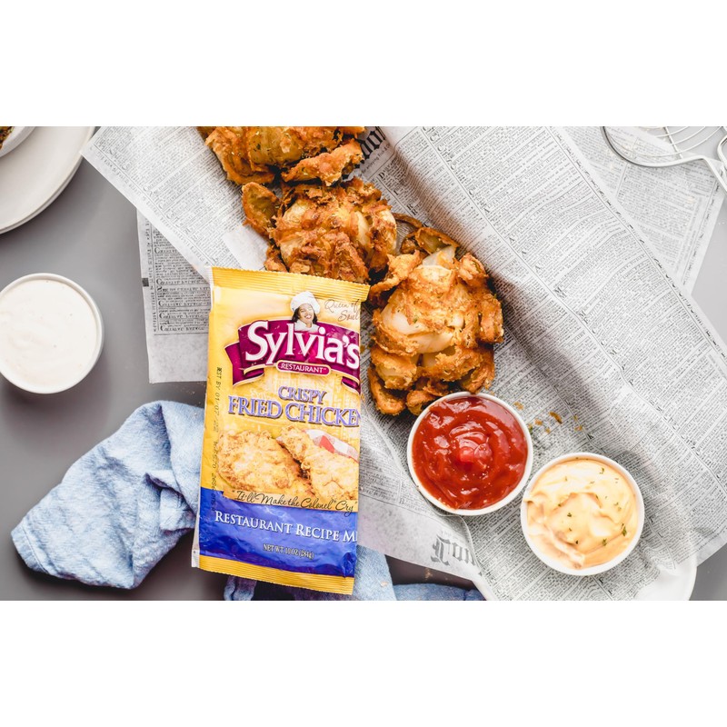 Sylvia’s Crispy Fried Chicken Mix, Chicken Fry Seasoning Mix for