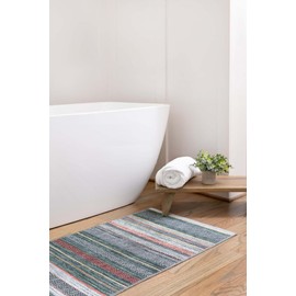 Unique Loom Yara Collection Area Rug - Axel (2' x 5' 1" Runner, Green/ Ivory)