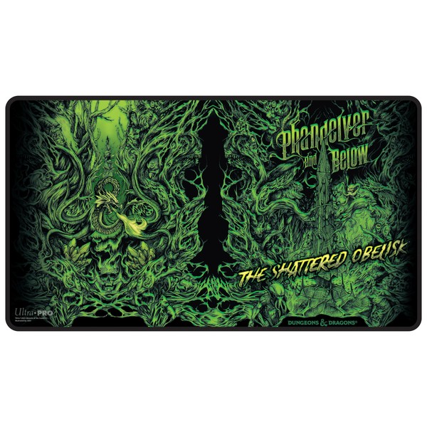 Ultra Pro - Stitched Black Playmat - Dive into adventure