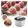 Stainless Steel Meatball Maker -Manual Press Tool for Uniform Balls,