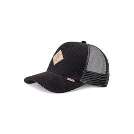Djinns - Waffle Cord Trucker Cap Mesh Cap Hat Cap Hat Caps, black