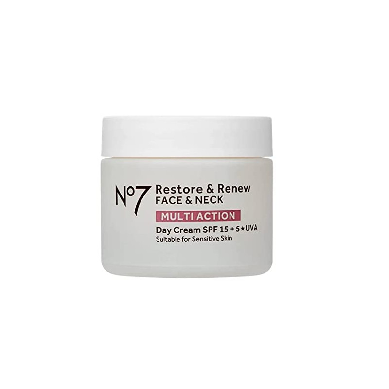 No7 Restore & Renew FACE & NECK MULTI ACTION Day