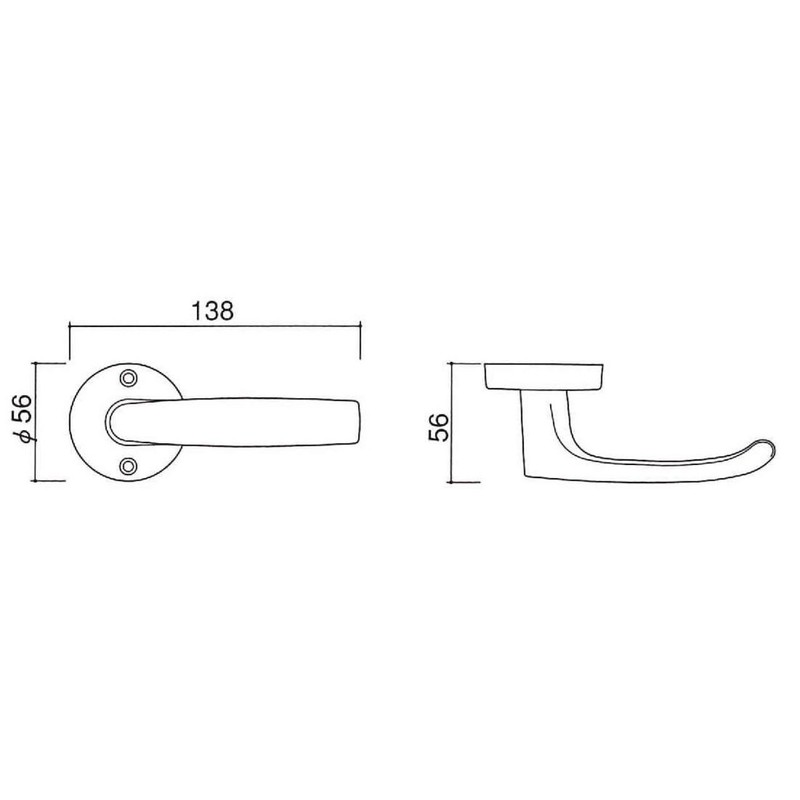 Kawaguchi Giken JL-24-1M-N JL-24-1M-N JL-24-1M-N Empty Locking Lever Handle for