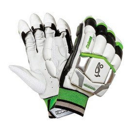 Kookaburra Kids Kahuna 600 Batting Glove - Neutral/Kahuna Green, Y-Right