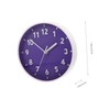 Levemolo 8 Inch Silent Wall Clock Digital Display Boho Decor