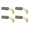 Rebower Carbon Brush [For Power Motor] - 20mmx7mmx6mm/Black Goldtone/4pcs