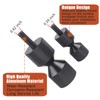 CNRAQR 4 Pcs Aluminium Flange Two Hole Alignment Pins -