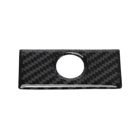 TUCKBOLD Glove Box Organizer Handle Cover for Infiniti G37 2008-2013 / G35 2007-2008 / G25 2011-2012 / Q60 2014-2015 Interior Trim Sticker Black Carbon Fiber