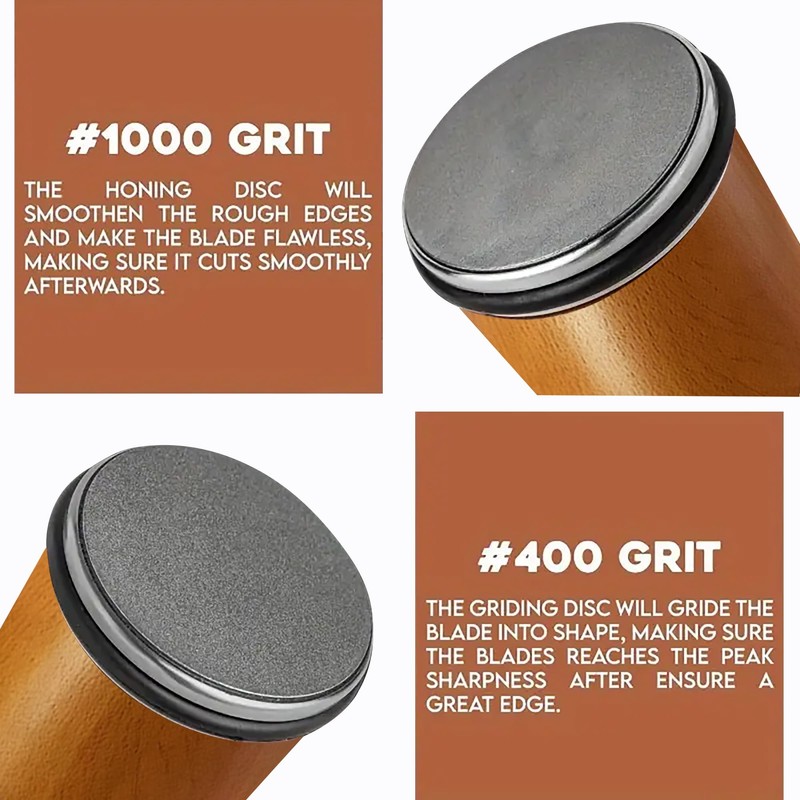 Knife Sharpener Kit- Rolling Knife Sharpening For Kitchen With Diamond