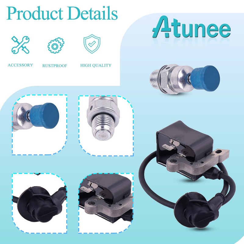 Atunee Ignition Coil for Stihl TS400 TS460 3-Bolt Cut Off