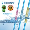 TICONN 400PCS Heat Shrink Butt Wire Connector Kit, Insulated Waterproof