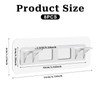 8 Pack Adhesive Shelf Bracket, Self-Adhesive Cabinet Shelf Pegs for