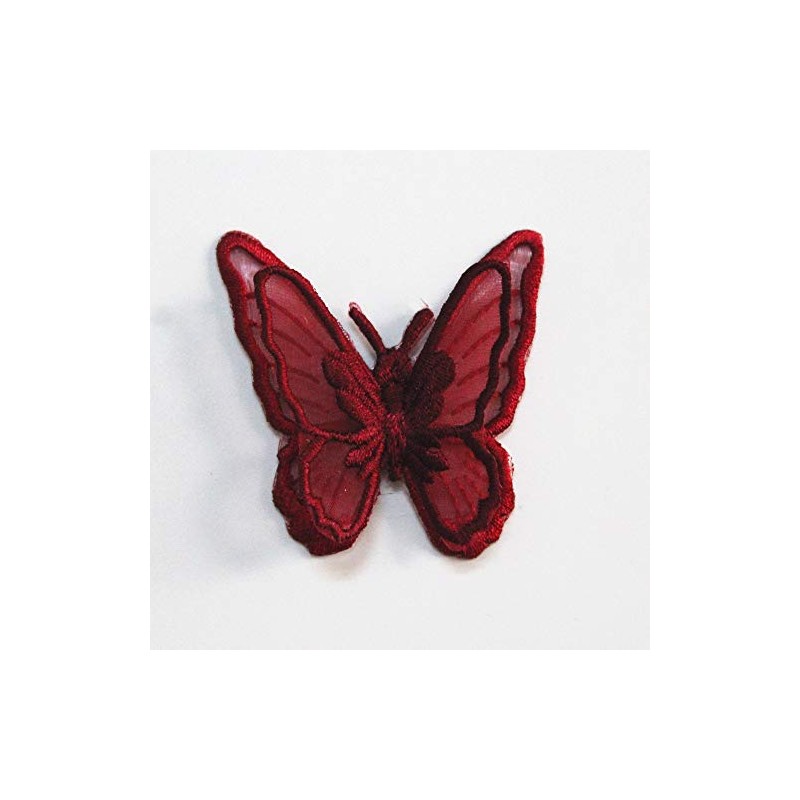 SUNMOVE 10pcs Embroidery Butterfly Sew Iron On Patch Badge Wedding