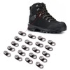Ejoyous Boot Hooks Lace Fittings with Rivets - 20pcs/set for