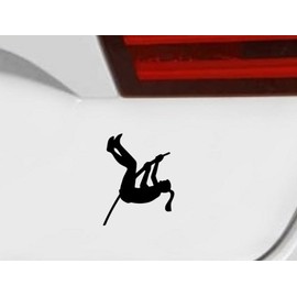 Pole Vault Girl, Sports Decal for Truck, Funny, Tumbler, Window, Helmet, Bumper Sticker, Decal for Laptop, Phone, Home Decoration