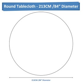 PLULON 10Pack Round Plastic Tablecloths White Table Cover 84 inch Waterproof PEVA Tablecloth Bulk for Birthday Wedding Picnic Home Party Table Decorations