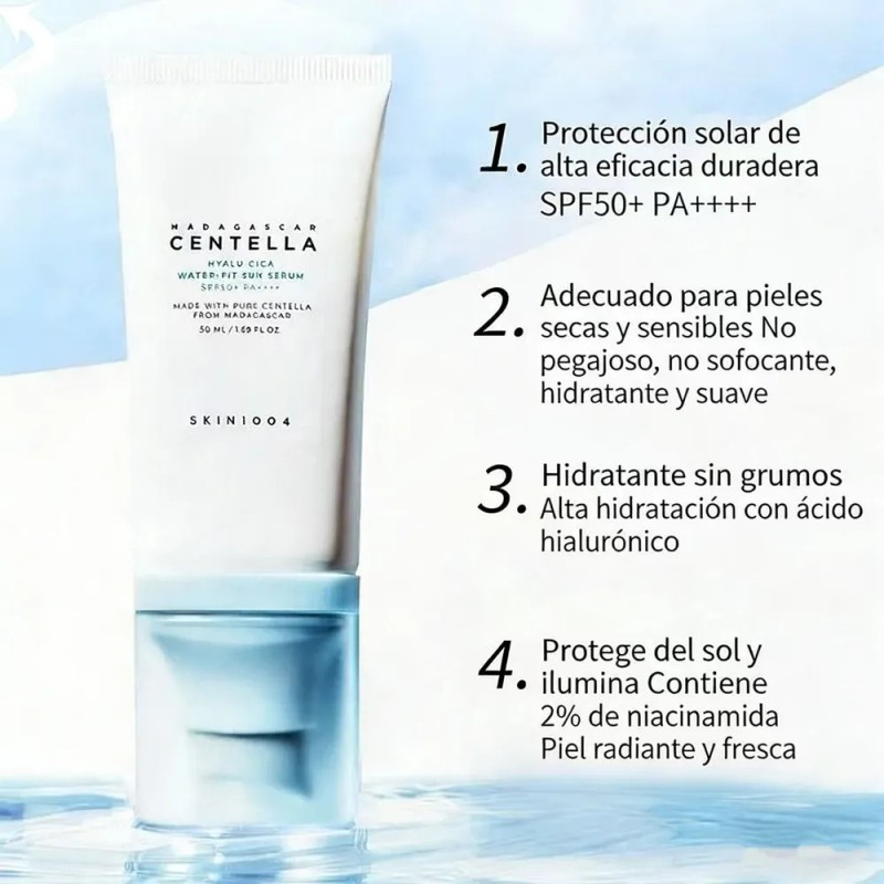 Skin1004 Protector Solar Sérum Madagascar Centella Hyalu-cic