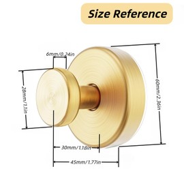 FuyeorTee Stainless Steel Heavy Duty Suction Cup Hooks for Shower Bathroom Accessories Removable Hook for Glass Window Door Wall Hooks for Hanging Towels Robes Wreaths (Pack of 2, Gold)