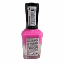 Gel Effect Nail Polish by She Makeup (No light needed) (Dark Pink 30)
