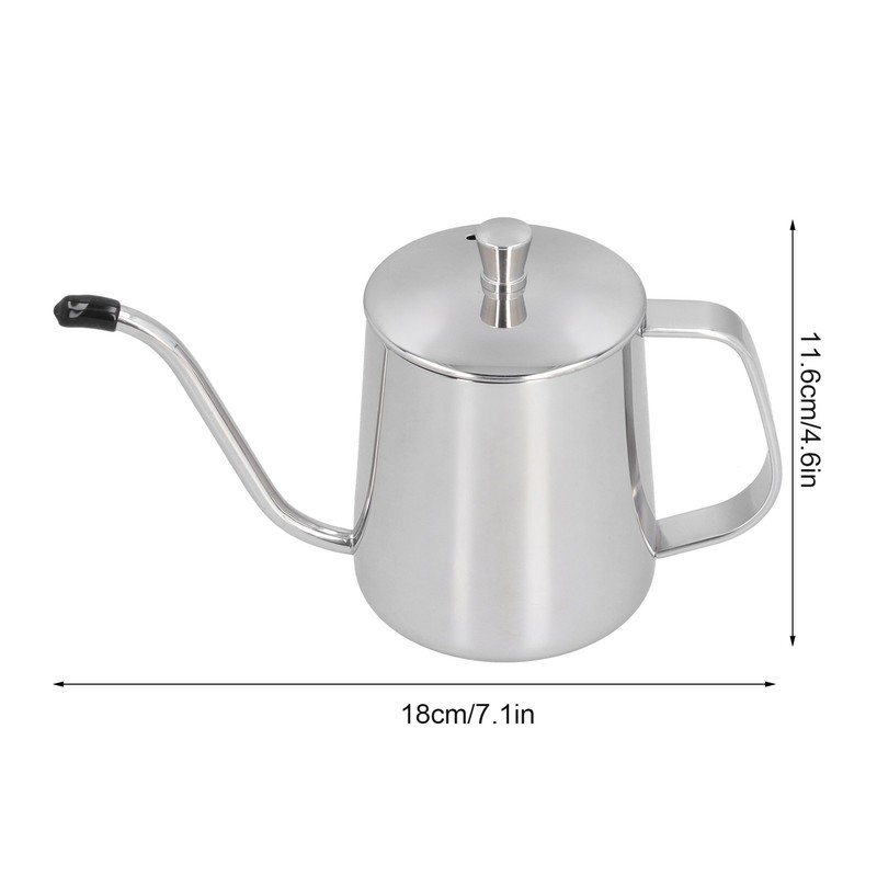 350ml Coffee Pot Food Grade Stainless Steel Long Mouth Gooseneck