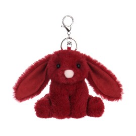 Apricot Lamb Cute Toys Plush Pumpkin Bunny Rabbit Stuffed Animal Soft Keychain for Kids Bag, Purse, Backpack, Handbag (Pumpkin Bunny，4.7 Inches)