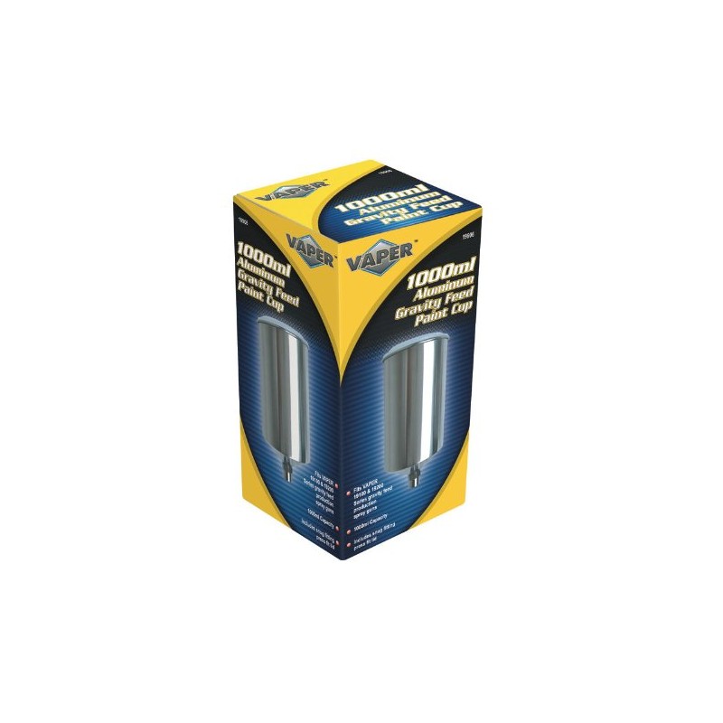 Titan 19906 - 1000ML Aluminum Gravity Feed Paint Cup w/