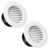 HG Power 6 inch Vent Cover, 2-Pack Soffit Vent, ABS
