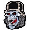 Werewolf Skull Helmet Patch for Iron-On or Sew On Clothes