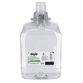 GOJO Green Certified Foam Hand Cleaner, 2000 mL Foam Hand Soap Refill FMX-20 Push-Style Dispenser (Pack of 2) - 5265-02