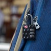 TSA-Approved Combination Padlock for Luggage & Travel - Durable, Resettable,