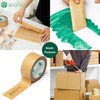 ecotru Ultra Strong Kraft Paper Packing Tape, Heavy Duty Brown