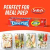 Saran Cling Plus Clear Plastic Wrap, Food Storage, Easy Dispense,