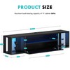 sogesfurniture 55'' Floating TV Stand Wall Mounted with Lights, Floating