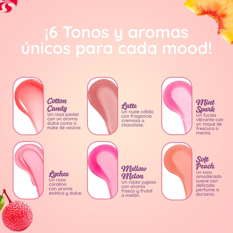 Divinity Cosmetics Lip Revival Oil, Brillo Labial Hidratante con Ácido