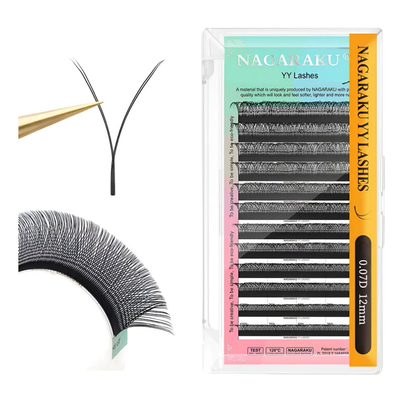 Nagaraku Yy Kit De Extensión De Pestañas